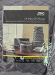 Org China Storage 5 Piece Set Soft Quilted Grey. Fixed Price $21.00.