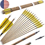 30" Carbon Arrows SP500 4'' Turkey Feather Screw Tips Points Archery Bow Hunting. Fixed Price $42.99.
