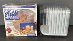 Bread Keeper With Slicing Guide GBK-9 Progressive International Original Box. Fixed Price $12.95.