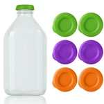 Gawbyet Silicone Milk Bottle CAPS,48MM Diameter Glass Jug Three Colours. Fixed Price $11.94.