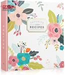 Recipe Binder 3 Ring Organizer Blank Book 8.5" X 9.5" With 50. Fixed Price $36.54.