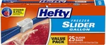 Hefty One Zip Freezer Bag - 25 Ct (pack 9). Fixed Price $59.75.
