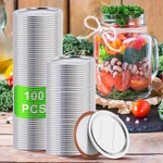 Pcs Canning Lids Quinglu Mason For Ball, Jars 100% Fit Silver. Fixed Price $21.49.