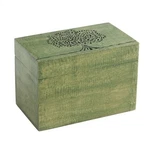 Store Indya Wooden Tea Storage Box Compact Organizer Handcrafted With Embosse.... Fixed Price $17.57.
