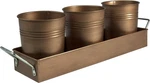 Artland Antique Copper Flatware Cutlery Organ Storage Caddy Herb Growing Picnics. Fixed Price $16.95.
