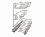 Closetmaid 32105 Premium Wide 3-TIER Compact Kitchen Cabinet Pull-out Basket, 8.. Fixed Price $77.99.