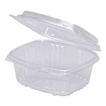 Genpak AD12 Clear Hinged Ounce Container - 200 / Cs. Fixed Price $53.07.