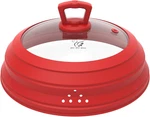 Microwave Splatter Cover Vented Glass Guard Lid With Collapsible Silico. Fixed Price $65.99.
