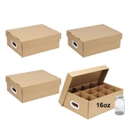 4 Pcs Cardboard Mason Storage Box For 16 Oz Regular Wide Mouth Ca.... Fixed Price $39.14.