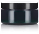 Juvitus (12 Pack) 8 Oz Green Pet Plastic Low Profile Jar With Black Smooth Lid. Fixed Price $40.82.
