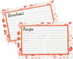 Strawberry Fields Recipe Card X 6 Set Of 40 By Cr Gibson. Fixed Price $9.00.