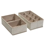 Interdesign Chevron Fabric Closet/dresser Drawer Storage ORGANIZER,2 Pack. Fixed Price $10.99.