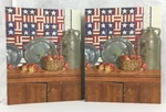 Two Book Binders Legacy Americana Stickers Cards Recipes Country Kitchen. Fixed Price $20.00.