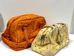 New Temp-tation Set Of 2 Orange & White Polka Dot Insulated Tote Bag. Fixed Price $52.11.