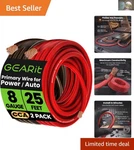25FT 8 Gauge Power/ground Cable With Easy Polarity Marking - Cca Construction. Fixed Price $48.99.