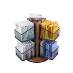 Htb Carousel Tea Bag Organizer For Counter, 2 Tier Holder With 6 Remo.... Fixed Price $48.27.
