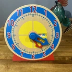 Melissa & Doug Turn Tell Wooden Clock - Educational Toy Reversible Time. Fixed Price $14.99.
