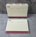 Vintage Hallmark Recipe Cards 2PKS Nos Sealed. Fixed Price $14.95.