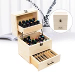 Essential Storage Box Wooden Display Organizer Stand Holder. Fixed Price $32.99.