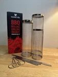 Mancola Bbq Net Tube-rolling Grilling Basket,rolling Baskets For Out.... Fixed Price $35.00.