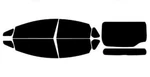 Fits 2010-2015 Toyota Prius (full Car) Precut Window Tint Kit Premium Film. Fixed Price $112.95.