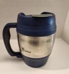Bubba Keg 52 Oz Travel Mug Cup Tumbler Blue Insulated Handle Bottle Opener Used. Fixed Price $9.23.