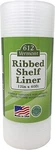 Vermont 12" X 40' Clear Ribbed, Waterproof, Non-adhesive Plastic Shelf Liner. Fixed Price $39.00.