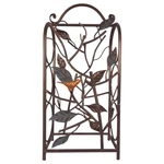3 Bottle Holder Woodland Bird Branch Metal Wine Rack. Fixed Price $30.00.