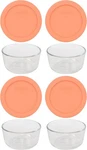 Pyrex 1 Cup Glass Bowls With Lids Made In The Usa. Fixed Price $32.99.