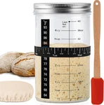 40OZ/1200ML Sourdough Starter Kit Extra Thermometer Strips And Breathable Cove. Fixed Price $22.99.