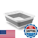 Madesmart Collapsible Drying Dish Rack Sinkware Collection Easy Storage. Fixed Price $43.16.