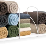 Professional Home Tall White Shelf Dividers - Linen Closet Organizers And Stor. Fixed Price $21.88.
