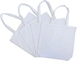 Zenpac Canvas Bags With Handles - 4 Pack Organic Cotton Totes. Fixed Price $9.44.