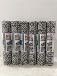 Con-tact Printed Grip Premium Shelf Liner Non Adhesive 6 Roll Lot 18IN X 8FT New. Fixed Price $89.99.