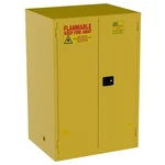 Jamco Gallon Safety Metal Cabinet, Self-closing Doors, 43X34X65" Model # BS90. Fixed Price $1869.37.