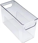 Narrow Clear Bin, 10.5 X 4.5 6-INCH, For Kitchen, Fridge, Pantry, Laundry, And. Fixed Price $22.43.