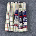 1988 Rubbermaid Smooth Easy Shelf & Drawer Liner 10 X12 5385 Candy Stripe. Fixed Price $34.99.