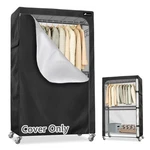 Garment Rack Cover,heavy Duty 600D Dustproof Waterproof Clothing Covers .... Fixed Price $60.25.