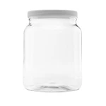 Clearview Containers Plastic Storage Jars With Leak Proof Lids, Bpa Free, Han.... Fixed Price $22.17.