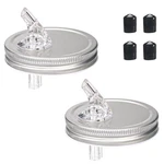 2 Pack Wide Mouth Pour Spout Lid For Mason Jar,free Flow .... Fixed Price $18.42.