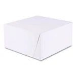 Sct 1576 10" 5" Paper Non-window Bakery Boxes White/brown (100/BD) New. Fixed Price $92.11.