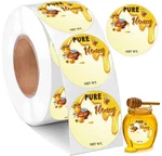 1.5 Inch Honey Bottle Homemade Net Weight Labels For Small Business. Fixed Price $16.26.