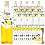 10 Set 11OZ Limoncello Plastic Bottles And Label With Cork Lids Mini Resin Le.... Fixed Price $37.59.