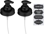 Mason Jar Foaming Soap Dispenser Lids - Includes Waterproof Stickers! Black 2. Fixed Price $18.57.