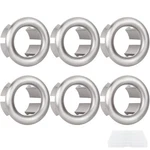 Vrss 6-CLAW Bathroom Kitchen Sink Overflow Ring Basin 6PCS Brushed Nickel. Fixed Price $14.05.