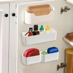 Wonderjune 4 Pack Adhesive Cabinet Door Organizer, Lid Wall Mounted.... Fixed Price $29.02.