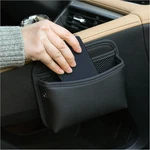 Jeyoda Car Seat Side Storage Pocket, Small Organizer,pu Leather Multifunctional. Fixed Price $30.95.
