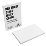 Large Dry Erase Index Cards 30PCS Laminated 5X8" Blank 5" 8", White. Fixed Price $19.99.