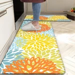 Kitchen Mats Set 2 Cushioned Anti Fatigue Rugs Waterproof Non Slip.... Fixed Price $54.38.