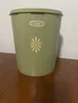 Tupperware Avocado Large Canister 805-1 Without Lid Flour Baking Replacement. Fixed Price $7.19.